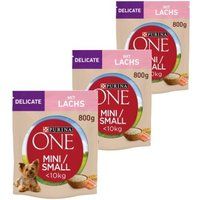 Purina ONE Mini Adult Zalm 3x800 g