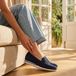Gabor Gabor Instappers blauw Nubuck