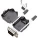encitech DPPK09-BK-DBP-K 6355-0001-01 D-sub male connector set 180 ° Aantal polen: 9 Soldeerkelk 1 set(s)