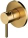 Omnires Y - Inbouwdouchekraan met huis, goud geborsteld Y1245GLB