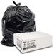 Aluf Plastics RCT-33XXX ster verzegelde coreless rollen met E-Z Tie Flap sluiting, 33 gal, polyethyleen, 33 "x 39", zwart (Pack van 100)