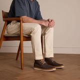 No Stress Heren Taupe Nubuck Veterboots Maat 42