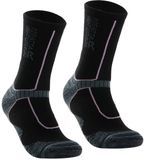 Regatta Merino Wol Sokken Dames Hiker Zwart/Grijs/Roze Maat 36-38