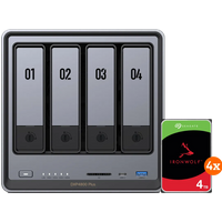 UGREEN NASync DXP4800 Plus + Seagate Ironwolf 4TB 4-Pack