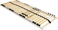 vidaXL Lamelbodem Bruin 90 x 190 cm Massief beukenhout