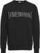 Solid KBH Sweatshirt Zwart Katoen XXS