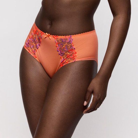 PrimaDonna Devdaha Slip Oranje Gebloemd Vrouwen Maat 42