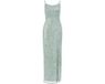 WE Fashion Dames Maxi jurk met pailletten - Mint green - Maat M