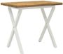 vidaXL Table de salle à manger carrée 90 x 55 x 75 cm Acacia massif