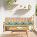 vidaXL - Pallet Kussen - Bloemen - Bladpatroon - 200 x 40 x 8 cm - Oxford Stof