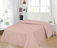 ESSEX Beige exotische bladeren verspreid 200x220 cm