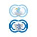 MAM Perfect fopspeen voor baby's vanaf 16 maanden, mat blauw, 2 stuks