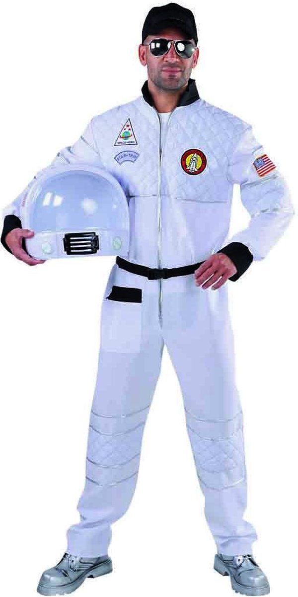 Magic by freddy Astronauten kostuum | Ruimtepak | Heren L/XL | Wit | Polyester