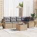 Prolenta Maison Exclusive Tuinbankkussens Beige Polyrotan