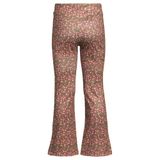 Orange Stars flared broek met print - bruin