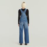 G-Star Straight Leg Dungaree wmn Dames Jumpsuit Katoen Denim Mouwloos Lang Faded Sakarya L