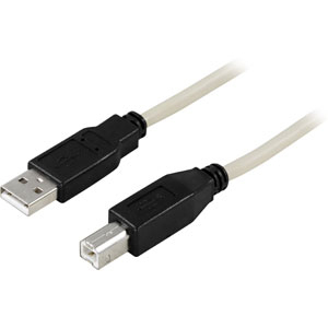 Deltaco USB 2.0 Cable A/B, 3m