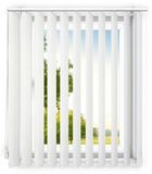 time4blinds - Verticale lamellen - Verduisterende lamellen - 160x210 cm - Grijswit