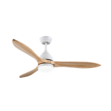 Evolar Plafondventilator met Verlichting - 127 cm - Stille Plafondlamp met Ventilator - Dimbaar Warm Wit Licht (LED) - Echt Hout - EVO-CF50BW