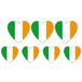Merkloos / Sans marque Hou van Ierland 7-delige versiering set hartjes 14 cm en 28 cm