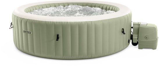 Intex 6-persoons Round Bubble Spa Set Olive Green
