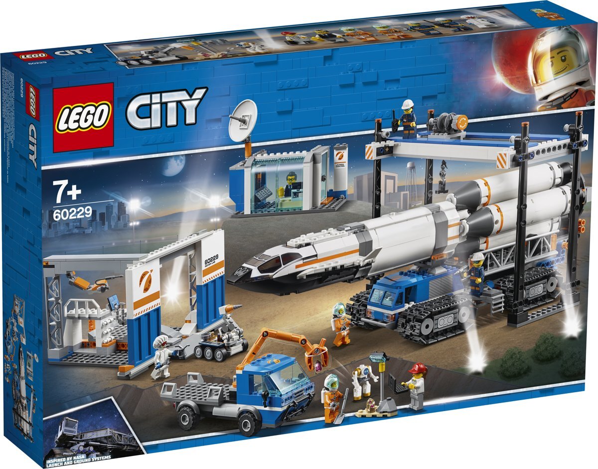 lego City Ruimtevaart Raket Bouwen en Transporteren - 60229