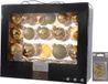 Decoris Kaemingk B.V. Kerstversiering glazen kerstballen pakket 5-6-7 cm champagne mix 92 stuks met champagnekleurige haakjes