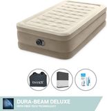 Intex Luchtbed - 1-Persoons - 99 x 191 x 46 cm - Beige
