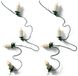 Lumineo 2x Kaarsen Verlichting - 30 LED Druipkaarsen - 1160 cm - Warm Wit - Kerstverlichting