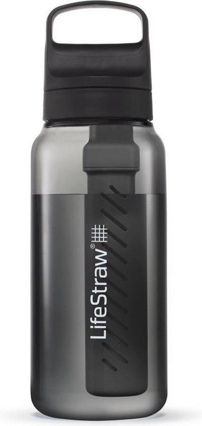 LifeStraw Waterfilterfles Go 2.0 Nordic Noir 1 liter - Zwart