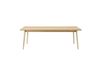 FDB Møbler C65 Åstrup 100x220 cm chêne naturel laqué placage chêne Table à manger
