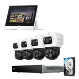 eufy Écran intelligent E10 + eufy Système de sécurité NVR PoE S4 Max
