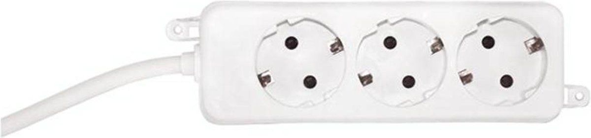 Bachmann Stekkerdoos zonder schakelaar Wit Randaarde 1 stuk(s)