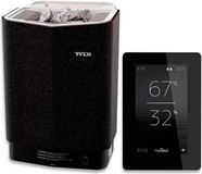 Tylö Saunaoven Sense Combi Elite Cloud, zwart | 8 kW