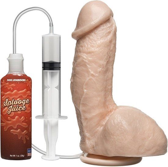Doc Johnson The Amazing Squirting Realistic Cock - Beige - 18,8 cm