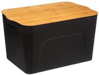 5 Five Simply Smart Opbergdoos van 24 l met bamboedeksel BLACKBAMBOO