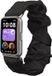 kwmobile elastisch bandje voor smartwatch - geschikt voor Huawei Band 11 / Band 11 Pro - Horlogebandje van katoen - In zwart