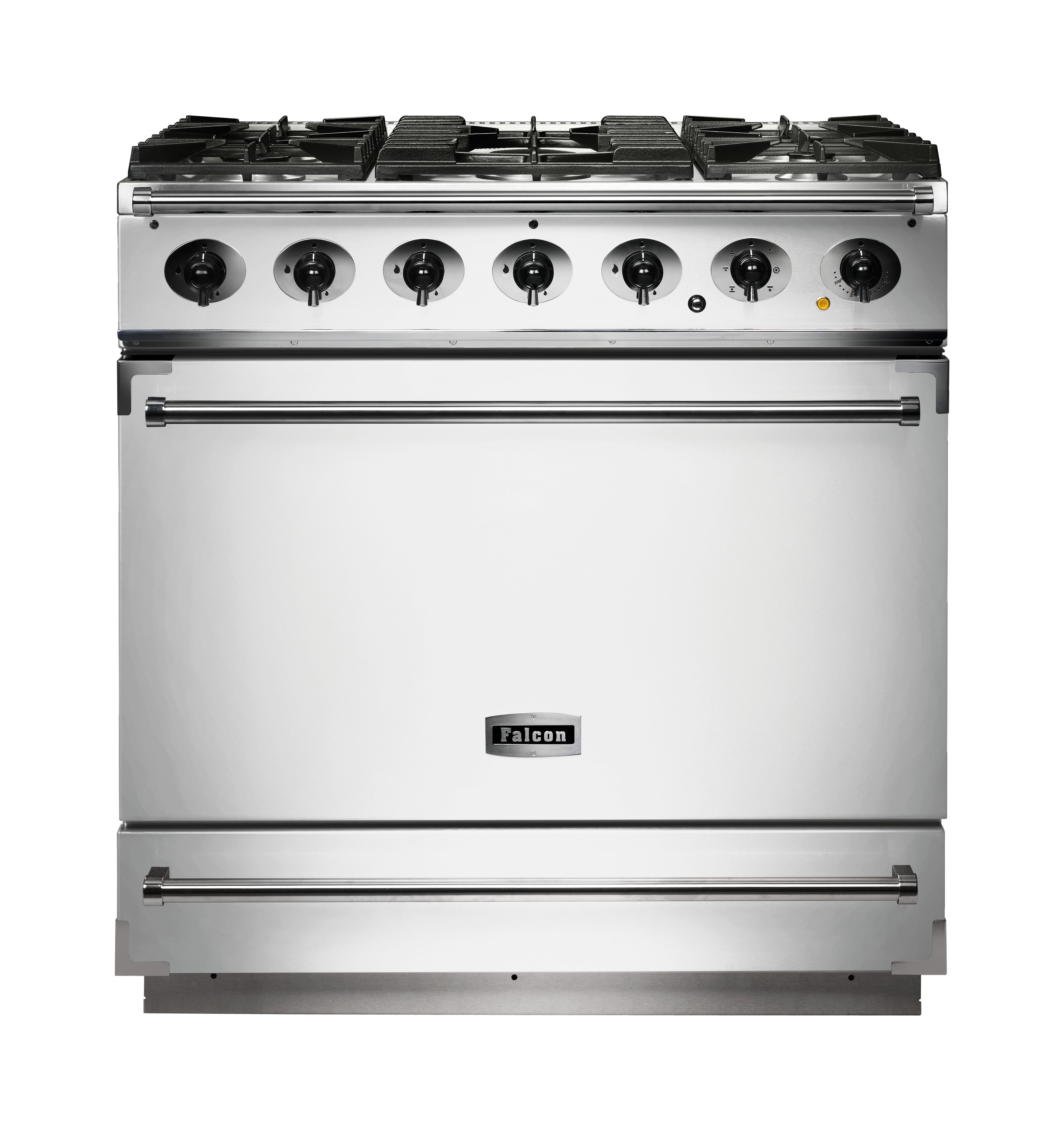 Falcon 900S Range Cooker - Electric Oven with Gas Hob - White
