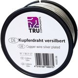 TRU COMPONENTS Koperdraad Buitendiameter (excl. isolatielak): 0.80 mm 22 m Kleurloos