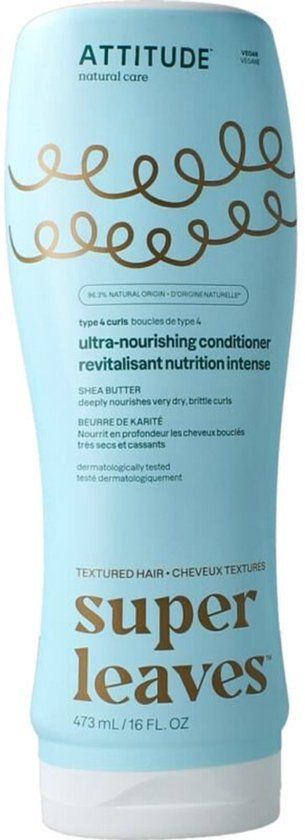 Attitude Super Leaves Conditioner Curl Ultra-Nourishing Type 4 - 473ml