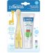 Dr. Brown's Brosse à dents et dentifrice pour bébé Giraffe – 0-3 ans – Brosse à dents bébé extra souple – Dentifrice sans fluor – Sans BPA