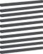 vidaXL Bordure de jardin - 10 pièces - 100 x 5 x 5 cm - Acier - Anthracite