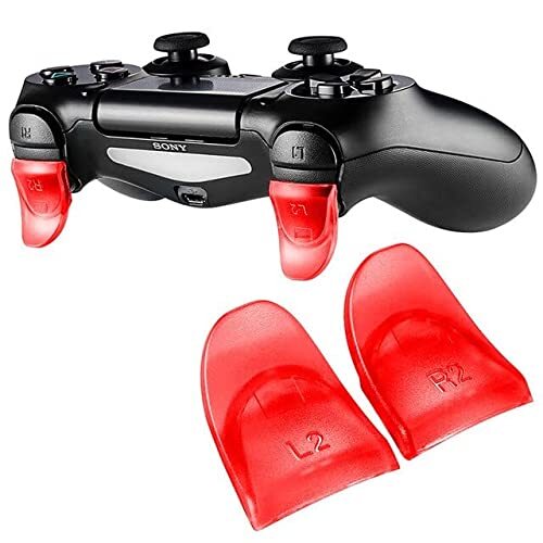 Generic | Triggers | 7.2 | Rood | Trigger Stops Buttons | R2 - L2 | Compatibel met PS4 - Playstation 4