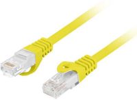Lanberg Patchcord RJ45-kabel voor Computer Laptop Schakelaar Router 20M Cat6 LSZH Geel