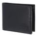 oxmox Leren portemonnee Leather RFID Protect Querscheinbörse Crab 2.0 Embossed Black zwart