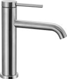 REA Low washbasin tap Clif Nickel Brushed