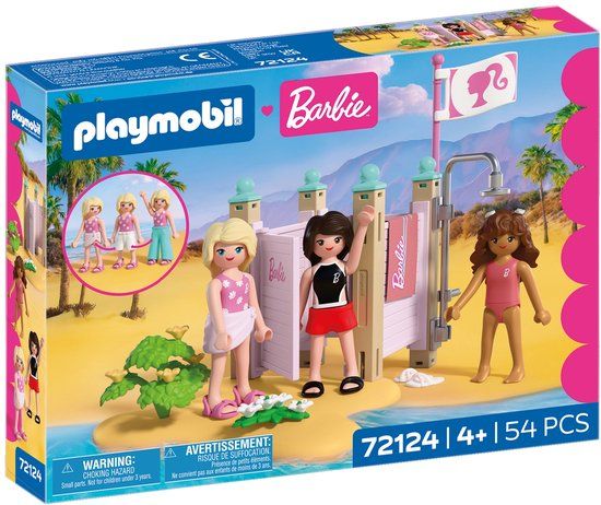PLAYMOBIL Barbie Beach Fashion Bouwspel 54 Stukken Roze Kinderen