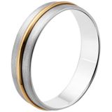 Orphelia OR8871/55/NCY/52 - Trouwring - Bicolor 9 karaat goud