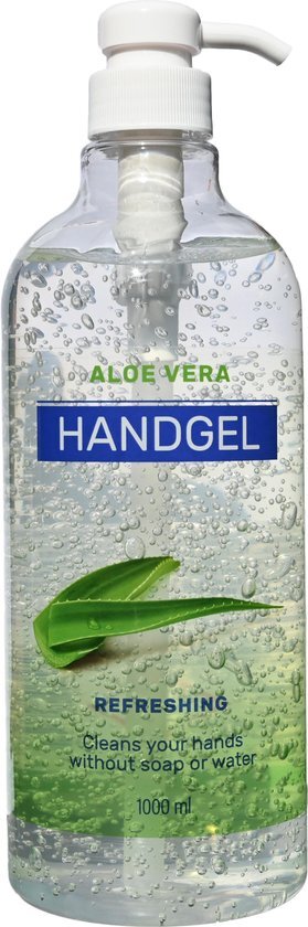 Mascot Europe B.V. Handgel alcohol & Aloe Vera - fles 1 liter - met pomp