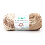 Gründl Cotton Quick Batik garen, natuur-bruin-beige, 1 x 100 g